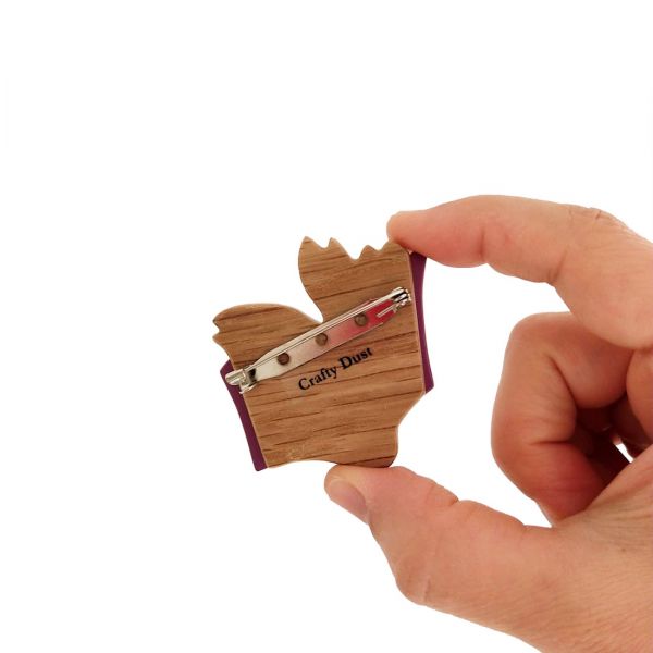 BOOK (BROOCH - MAGNET)