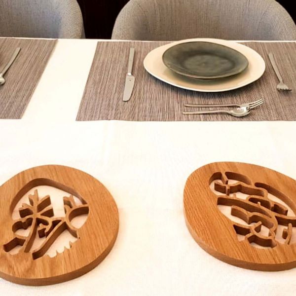 BRAIN AND HEART TRIVETS