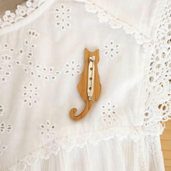 CAT (BROOCH - MAGNET)