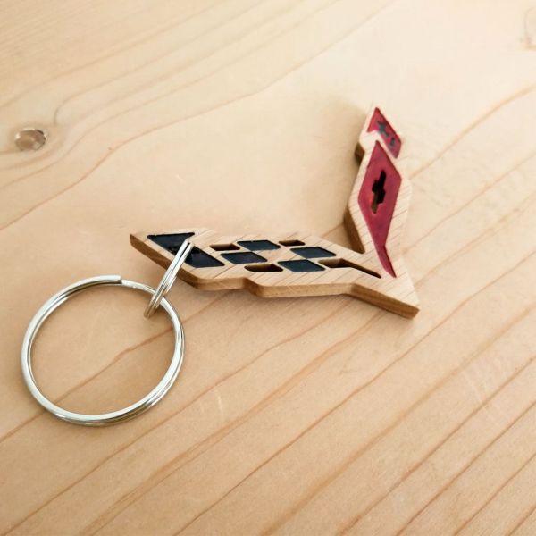 CORVETTE KEYCHAIN