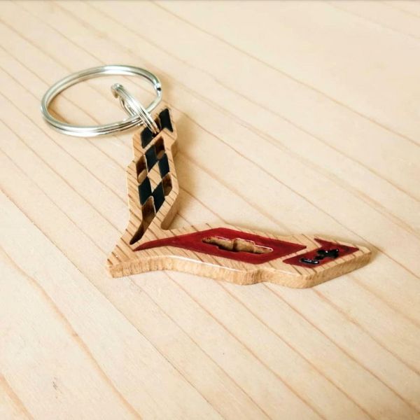 CORVETTE KEYCHAIN