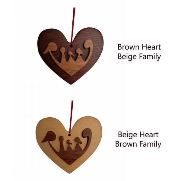 FAMILY HEART ORNAMENT