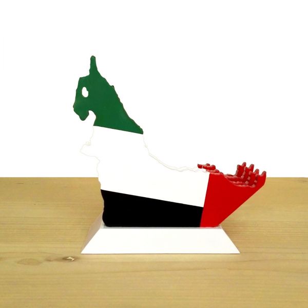 UAE FLAG-MAP STAND