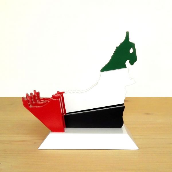 UAE FLAG-MAP STAND