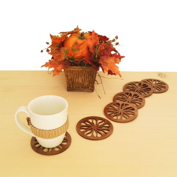 FLOWER COASTERS