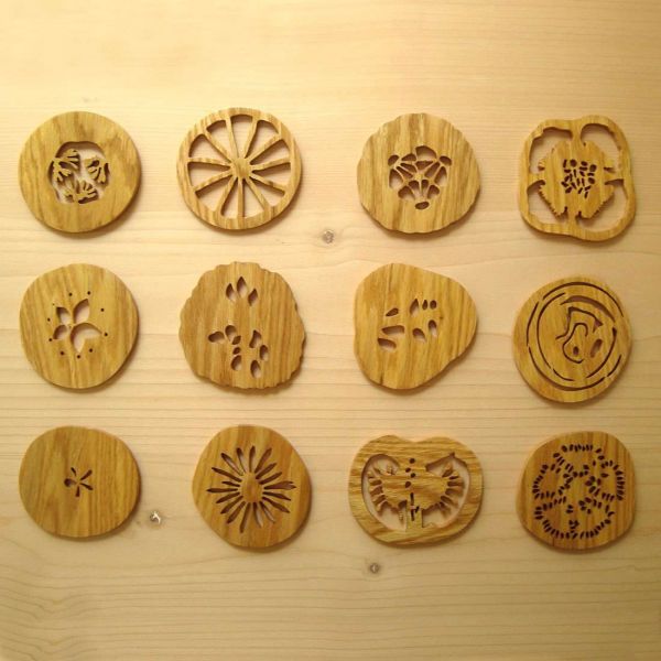 FRUIT & VEGGIE COASTERS