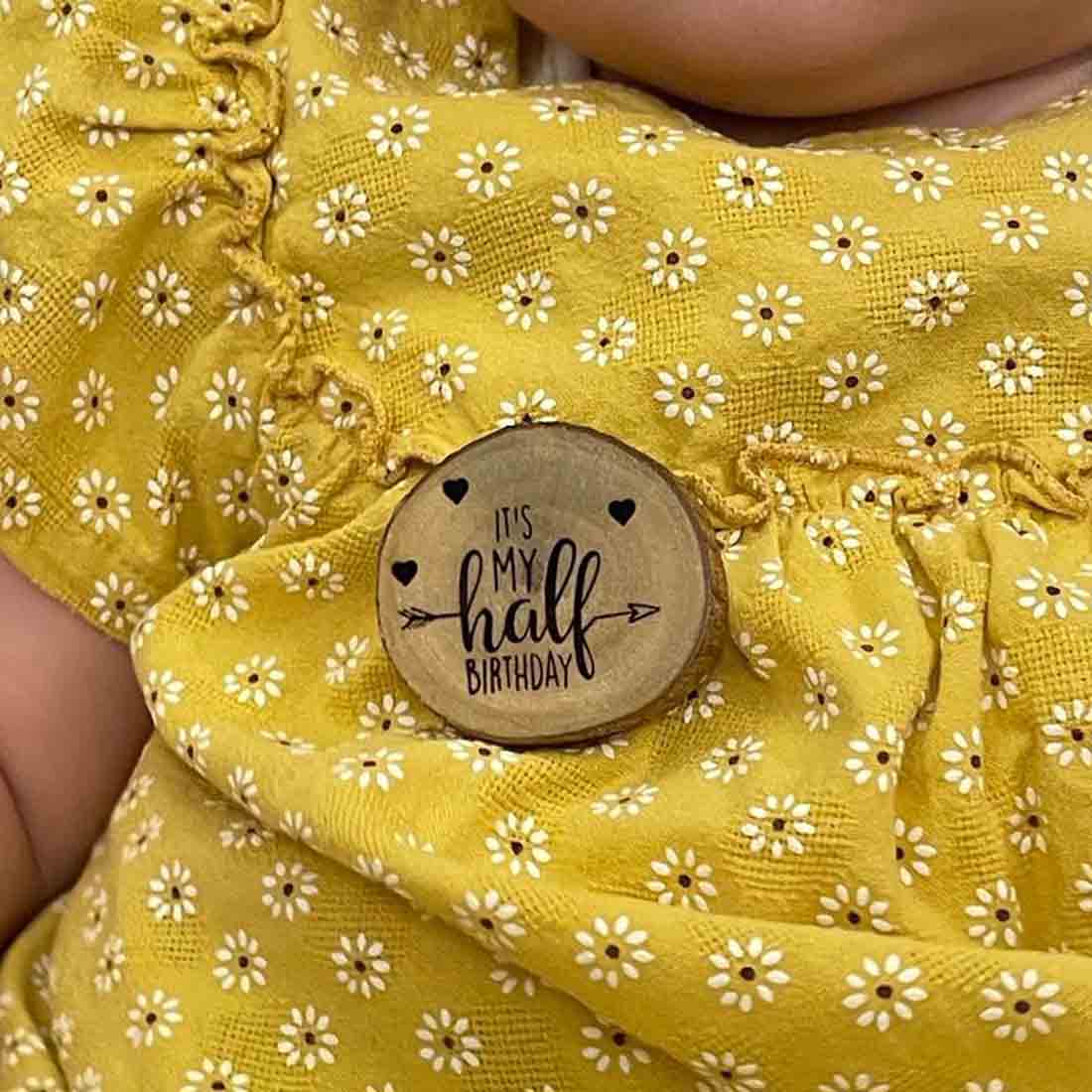 HALF BIRTHDAY BROOCH