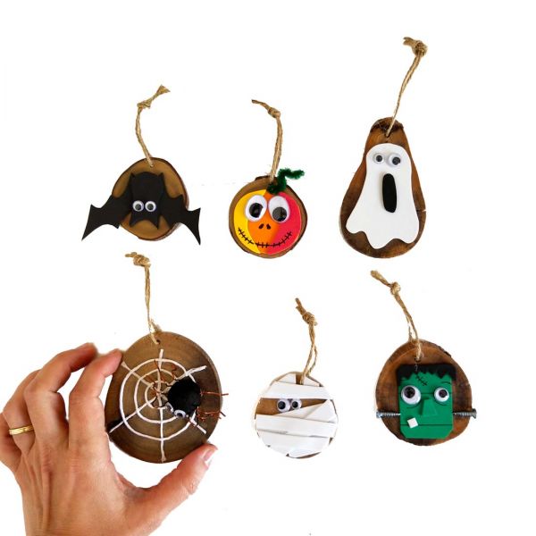 DIY HALLOWEEN ORNAMENTS