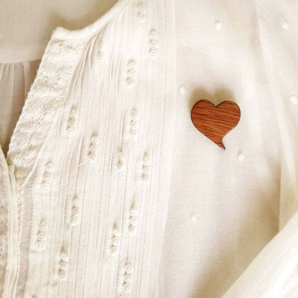 HEART (BROOCH - MAGNET)