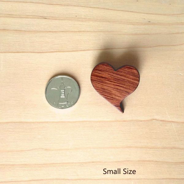 HEART (BROOCH - MAGNET)