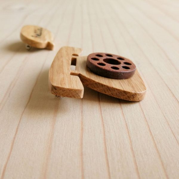 PHONE CALL SET (BROOCH - MAGNET)