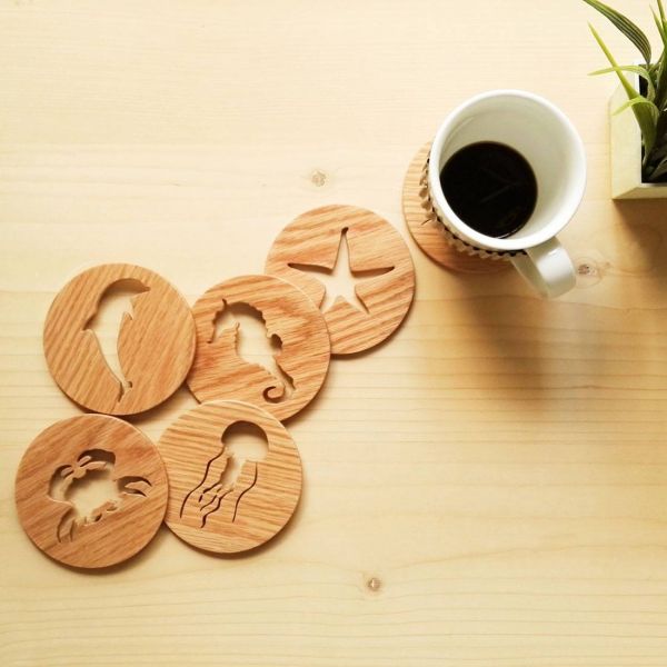MARINE ANIMAL COASTERS