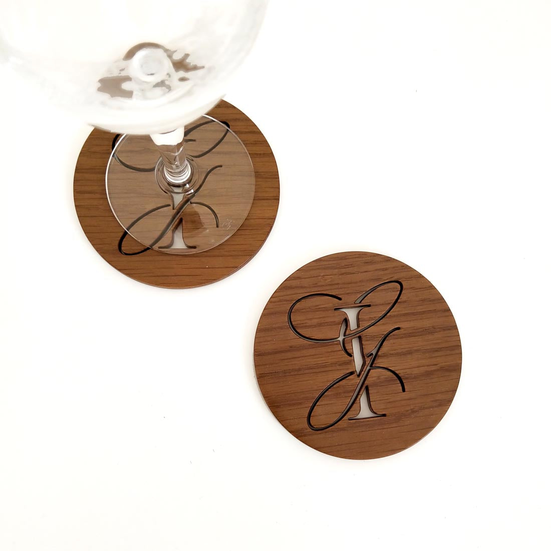 MONOGRAM COASTERS