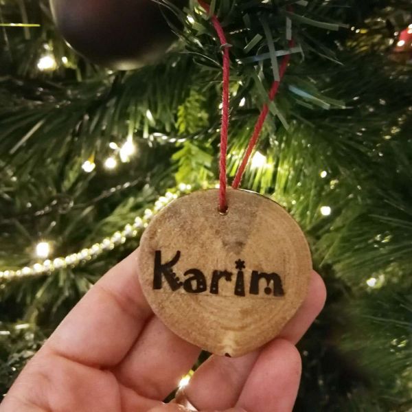 ONLY A NAME ORNAMENT