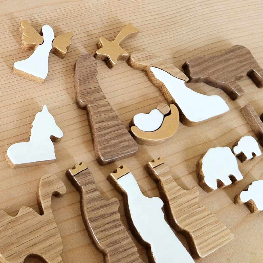 NATIVITY SCENE MAGNET SET