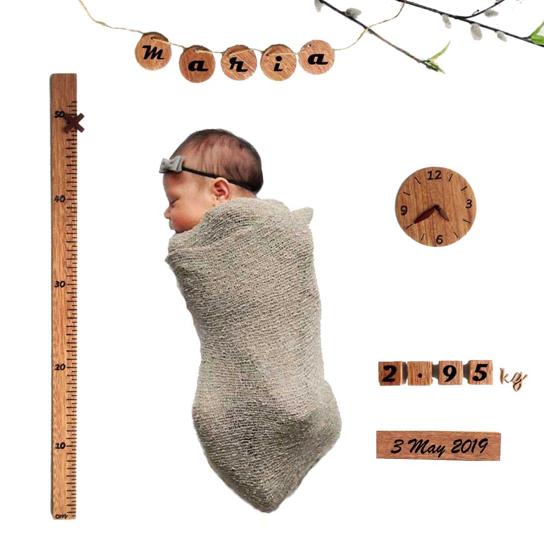 BIRTH ANNOUNCEMENT PROPS