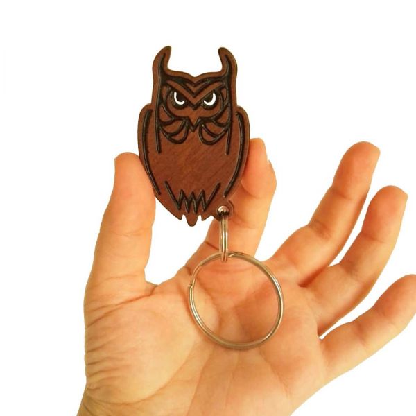 ANGRY OWL (KEY CHAIN - MAGNET)