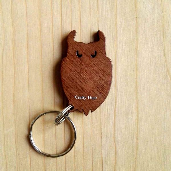 ANGRY OWL (KEY CHAIN - MAGNET)