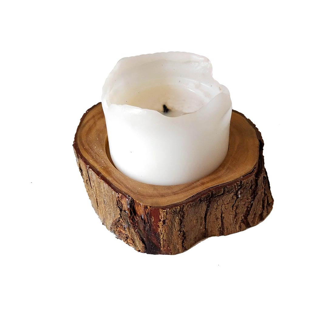 STUMP CANDLE PEDESTAL