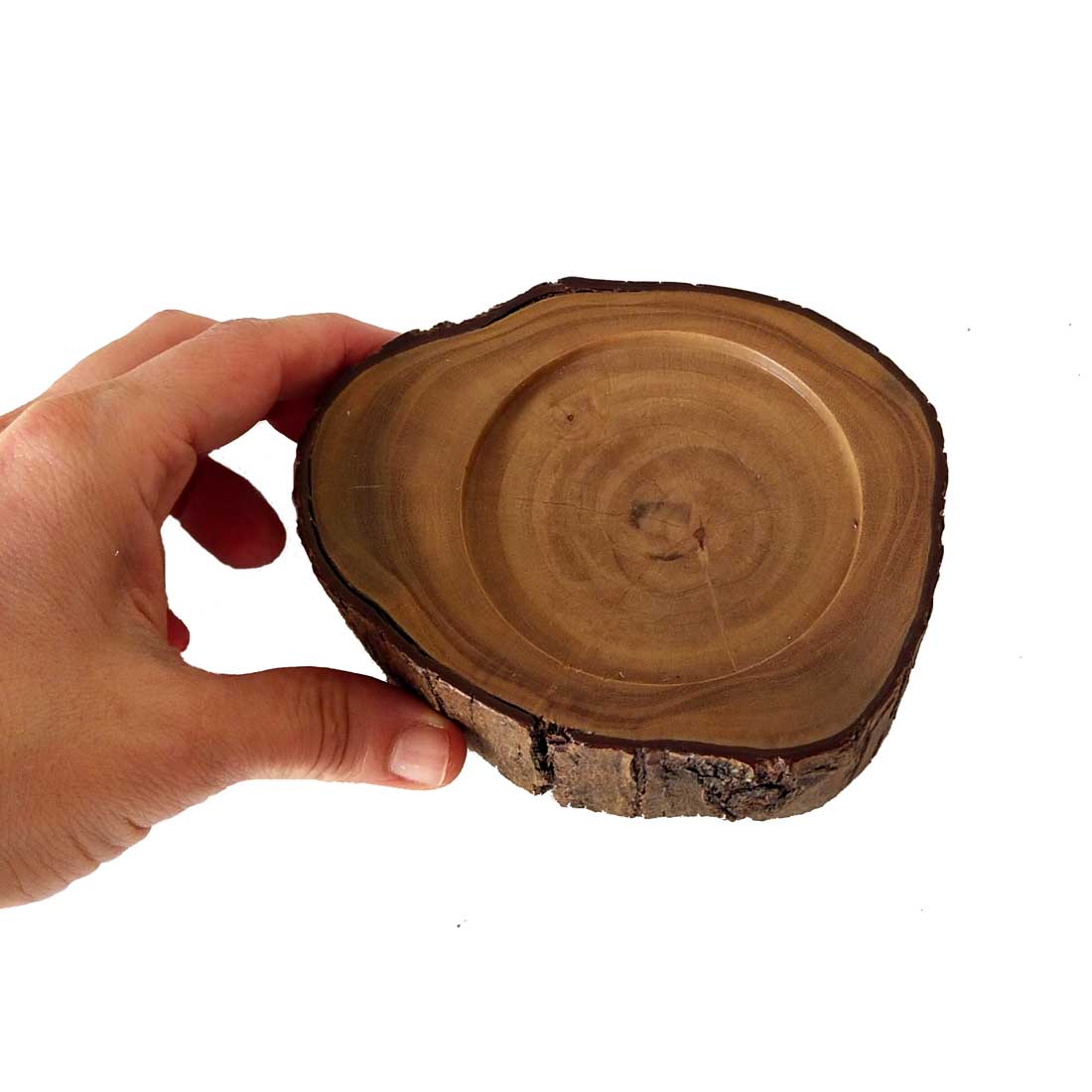 STUMP CANDLE PEDESTAL