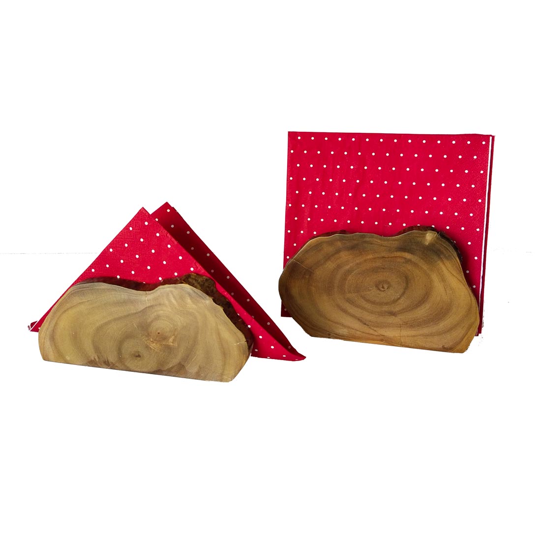 STUMP NAPKIN HOLDERS