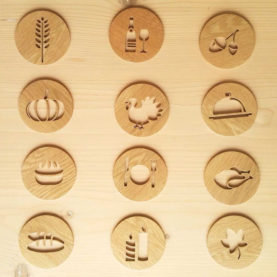 THANKSGIVING COASTERS