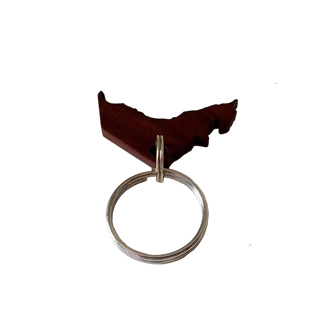 UAE MAP BROWN KEY CHAIN