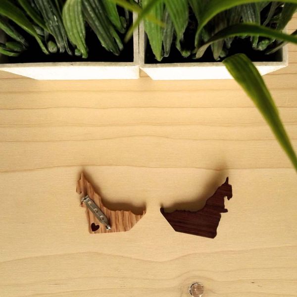 UAE MAP (BROOCH - KEY CHAIN - MAGNET)