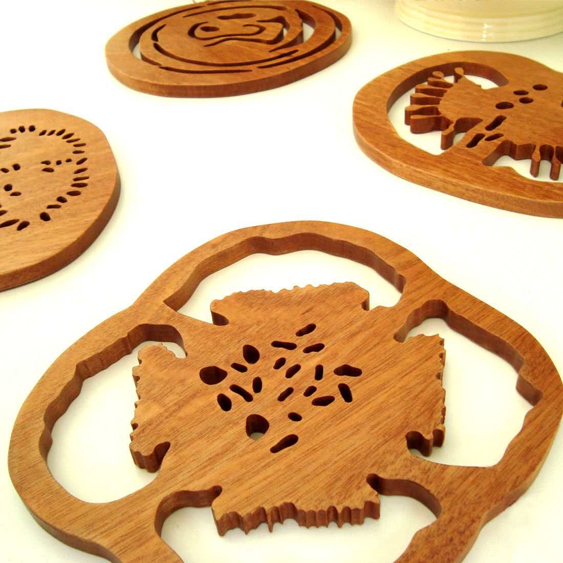 VEGGIE TRIVETS