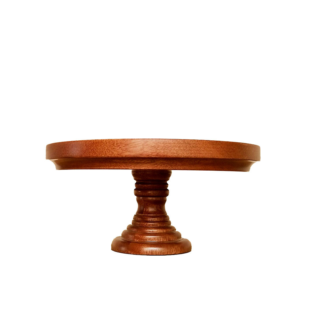 CAKE STAND - BROWN