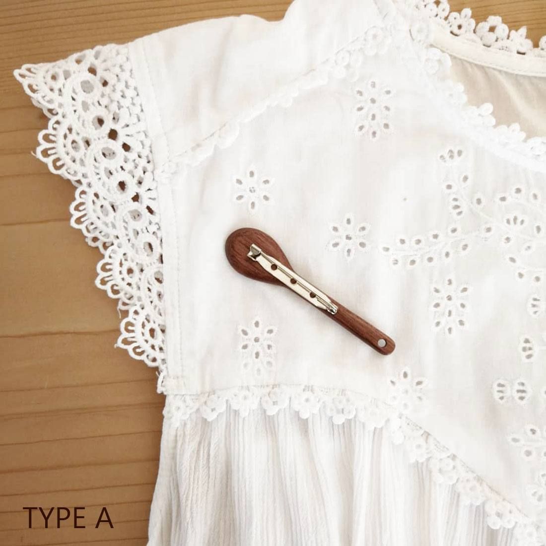 WOODEN SPOON (BROOCH - MAGNET)