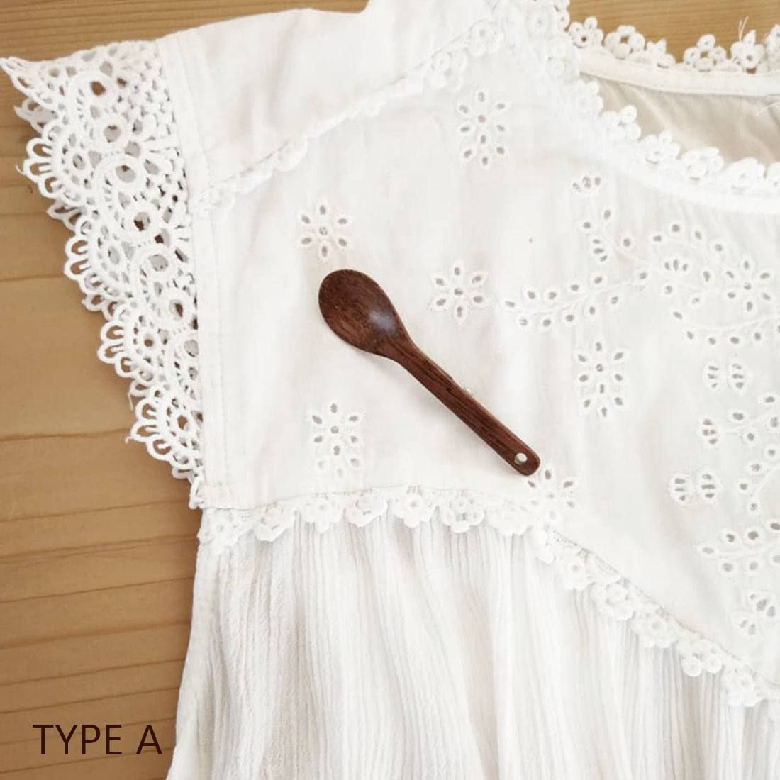 WOODEN SPOON (BROOCH - MAGNET)