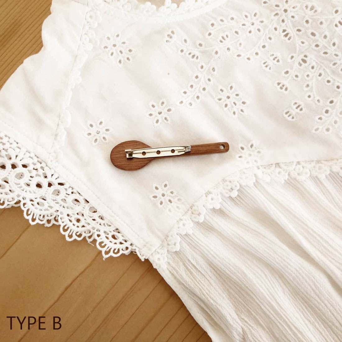 WOODEN SPOON (BROOCH - MAGNET)